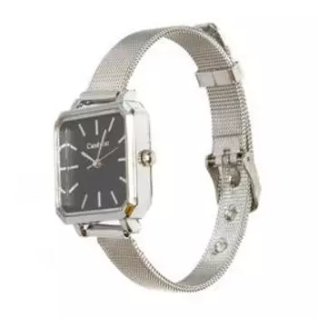 Часы наручные женские, циферблат 2.8х2.5, ремешок металл 22.5 см