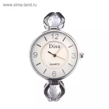 Часы наручные женские Disu, d=3 см , вращающийся циферблат, микс