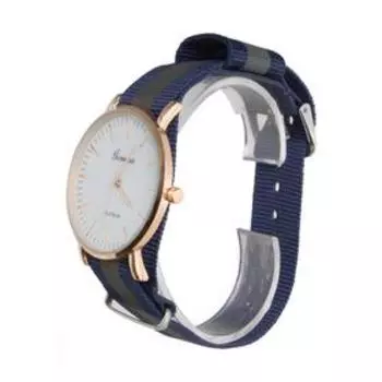 Часы наручные женские GENEVA, d=4.3 см, ремешок текстиль 25 см