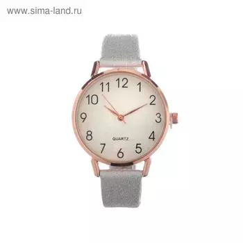 Часы наручные кварцевые женские "Линда", d-3 см, белые