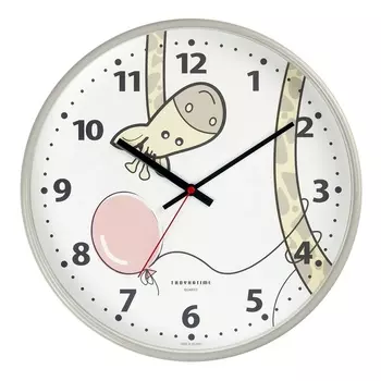 Часы настенные детские "Жирафик", бесшумные, d-30.5 см