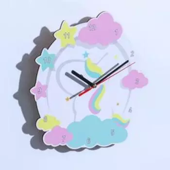 Часы настенные "Единорожка"