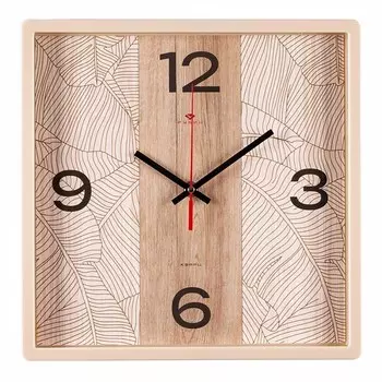 Часы настенные, интерьерные "Арабеска", бесшумные, 30 х 30 см