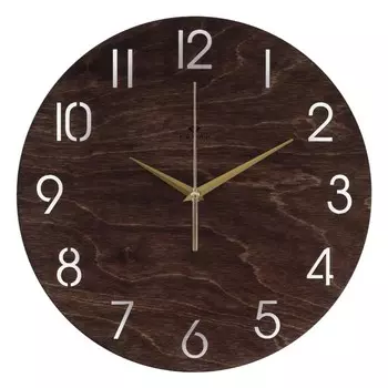 Часы настенные интерьерные "Классика", бесшумные, циферблат d-35 см