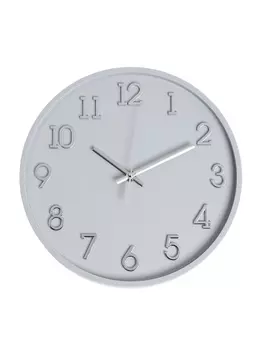 Часы настенные интерьерные «Классика», d=28 см, серые