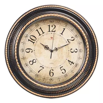 Часы настенные, интерьерные "Плетение", бесшумные, d-45.5 см