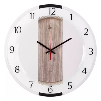 Часы настенные интерьерные "Полоса", бесшумные, d-34 см, АА