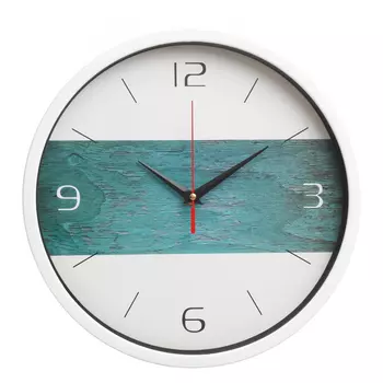 Часы настенные "Линия", d-30 см, плавный ход