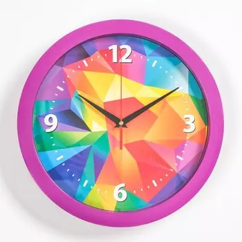 Часы настенные, интерьерные "Орнамент", бесшумные, d-28 см