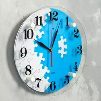 Часы настенные "Пазл", плавный ход