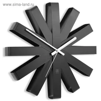Часы настенные Ribbon, чёрныe