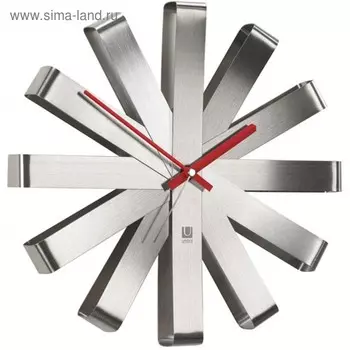 Часы настенные Ribbon, сталь