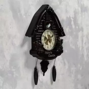 Часы настенные интерьерные большие с кукушкой «Белочки», плавный ход, 53735 см