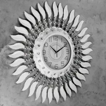 Часы настенные, серия: Ажур, "Клементе", плавный ход, d=70 см, циферблат 24 см, 1 АА