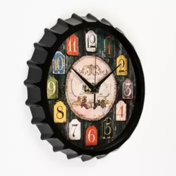 Часы настенные, серия: Интерьер, дискретный ход, d=33.5 см. АА