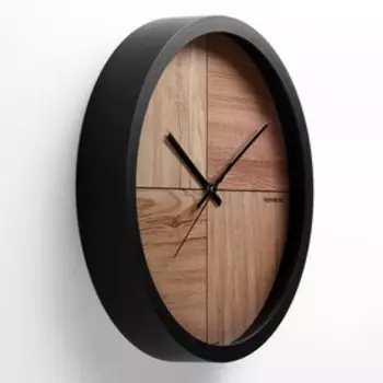 Часы настенные, серия: Интерьер, плавный ход, d=30.5 см, циферблат 27 см