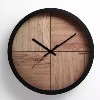 Часы настенные, серия: Интерьер, плавный ход, d=30.5 см, циферблат 27 см