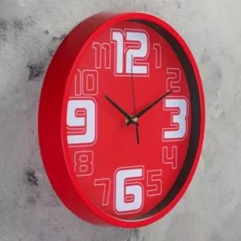 Часы настенные, серия: Классика, "Бакедано", дискретный ход, d=28.5 см, микс