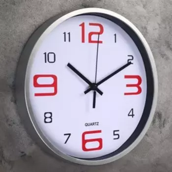 Часы настенные "Кампанья", d=30 см, циферблат 27.5 см, дискретный ход