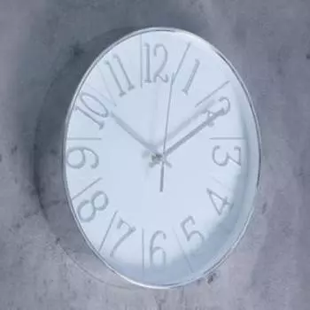 Часы настенные, серия: Классика, "Павия", плавный ход, d=30 см