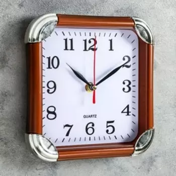 Часы настенные "Рейчел", 19 х 19 см, циферблат 16.5 см, дискретный ход