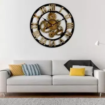 Часы настенные, серия: Лофт, дискретный ход, d-58 см