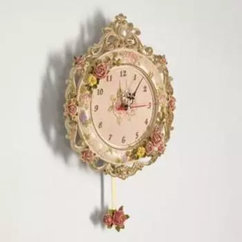 Часы настенные, серия: Маятник, "Ждана", дискретный ход, 21 см х 25 см