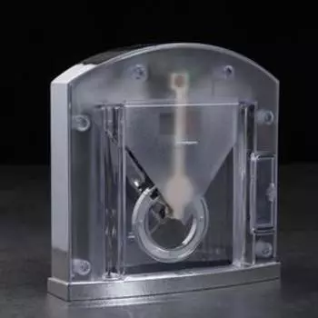 Часы настольные "Лисси", маятник, плавный ход, 1 АА, 19.3 х 6.5 х 19.3 см