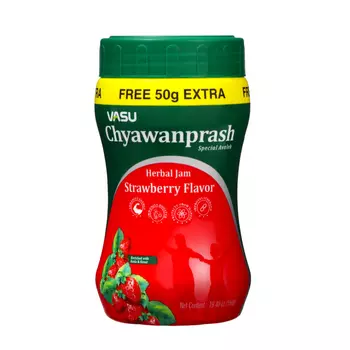 Чаванпраш аюрведический Vasu Специаль Авалеха, со вкусом клубники, 550 гр