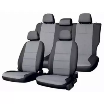 Чехлы сиденья SUZUKI Grand Vitara 2005-2014 жаккард 14 предм. Skyway, черный, серый, Sz2-2
