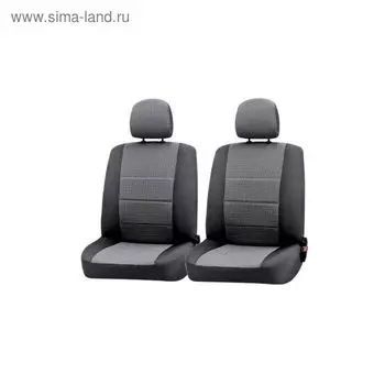 Чехлы сиденья Toyota Auris 2012-2015 разд. спинка, жаккард 13 предм. Skyway, темно-серый, Ty5-2