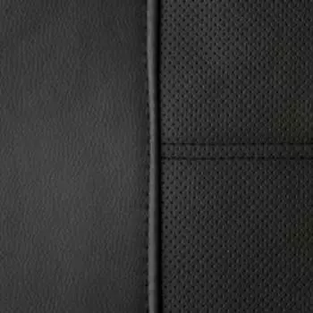 Чехлы сиденья Volkswagen Tiguan NF, I поколение, 2007-2017, экокожа перф., 15 пред, черный , Vw3-2K