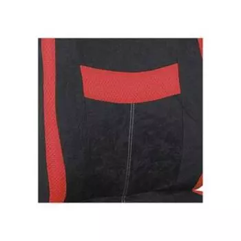 Чехлы сиденья вельвет 9 предм. Skyway FORSAGE черный, красный