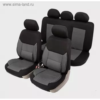 Чехлы Универсальные Senator Жаккард California, размер M, сверхпрочный жаккард, серый