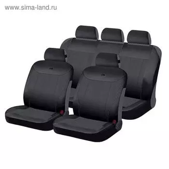 Чехлы универсальные SOLO, трикотаж, Черный/Черный