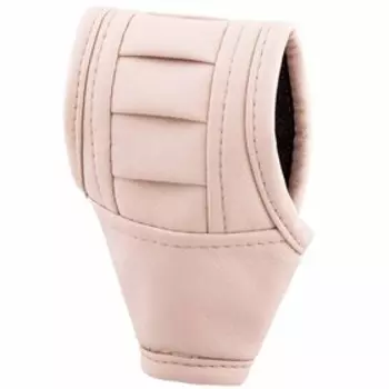 Чехол АКПП Skyway, кожзаменитель, круглый, слоновая кость, S06201005