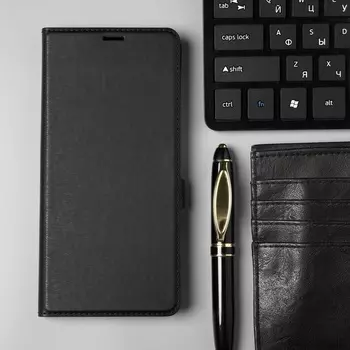 Чехол BoraSCO Book Case для Tecno Spark 20C, черный