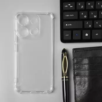 Чехол BoraSCO Bumper Case для Tecno Spark Go 2023, силиконовый, прозрачный