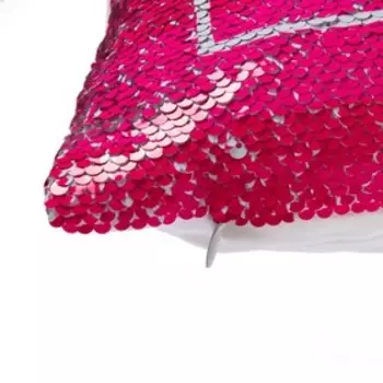 Чехол декоративный с пайетками "Этель" 8 марта, 40х40 см, велюр, 100% п/э