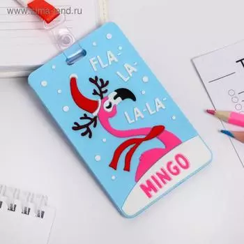 Чехол для бейджа «Фламинго»