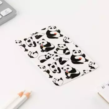 Чехол для бейджа «Панды» , 6,5 10,5 см