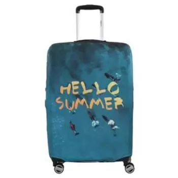 Чехол для чемодана W1029-L FABRETTI , цвет бирюзовый