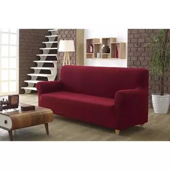 Чехол для дивана Milano двухместный, без юбки, цвет бордовый