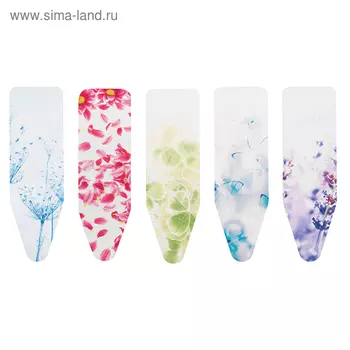 Чехол для гладильной доски Brabantia PerfectFit, 2 мм поролона, цвет МИКС, размер 124х38 см