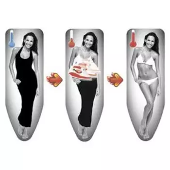 Чехол для гладильной доски с терморисунком Girl, 140х55 см