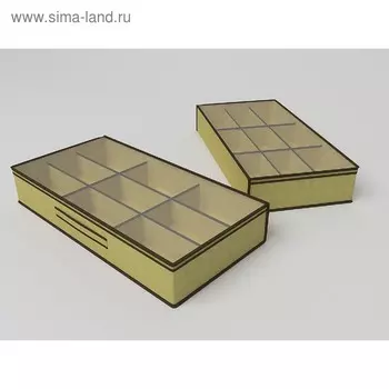 Чехол для хранения обуви, 9 пар, 90х45х15 см