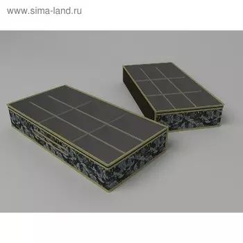 Чехол для хранения обуви «Прованс», 9 пар, 90х45х15 см