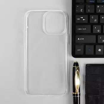 Чехол для iPhone 13 Pro Max, силиконовый, прозрачный