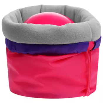 Чехол для мяча гимнастического утеплённый, цвет розовый