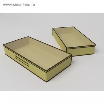 Чехол для одеял «Классик бежевый», 90х45х15 см